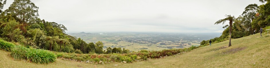 Obraz premium Mountain top panorama