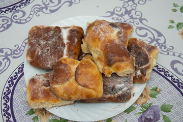 branzoici ,cake , romanian homemade crullers