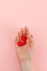 Creative Valentine Day romantic composition