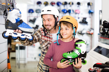 Sportsmen are searching comfortable roller-skates