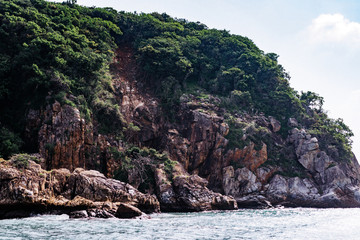 Seascape, beautiful sea, rocks, waves