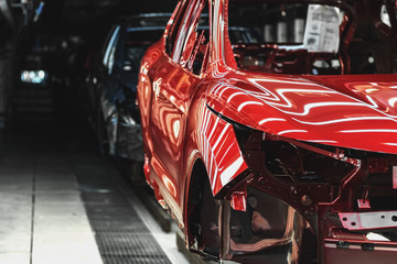 Production line of automobile plant, painting shop