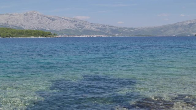 Prvi zal beach in Lumbarda, Korcula Island, Dalmatia, Croatia, Europe