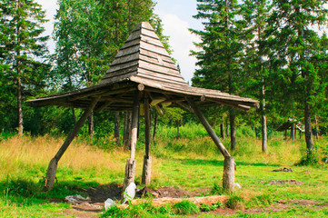 Fototapeta premium Gazebo canopy for tourists