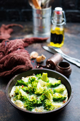 broccoli with eggs
