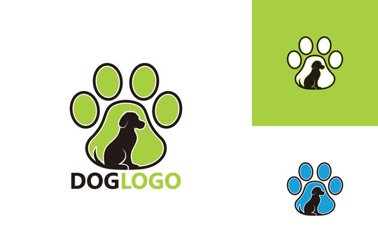 Dog Logo Template Design Vector, Emblem, Design Concept, Creative Symbol, Icon