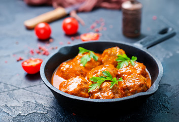 meatballs with sauce