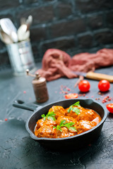 meatballs with sauce