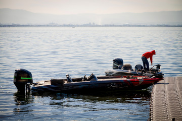 Bass fishing