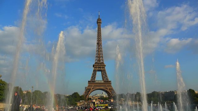 Trocadero and Eiffel Tower, Paris, France, Europe