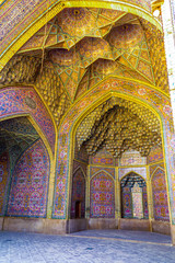 Fototapeta na wymiar Shiraz Pink Mosque 09