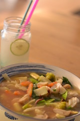fresh vegetable salad in a bowl