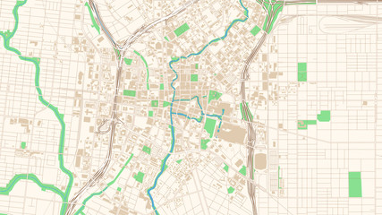 Street map of San Antonio, Texas