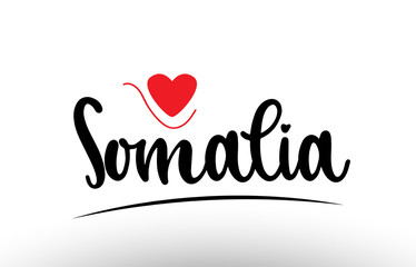 Somalia country text typography logo icon design