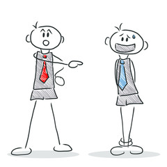 Figur beschuldigt andere Figur