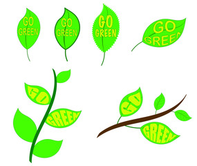 Go Green Leaves
