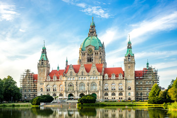 Naklejka premium Hannover Neues Rathaus 
