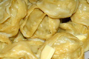 manti-a dish of dough and meat