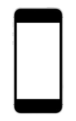 Smart phone isolated on white with clipping path