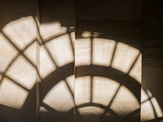 Light, shadow, stairs of the famous Palace of Versailles