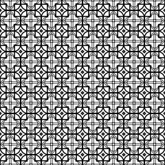 Fototapeta premium Black and white Seamless Modern Pattern. Art-Deco Geometric Background. Graphic Design. Vector Illustration.