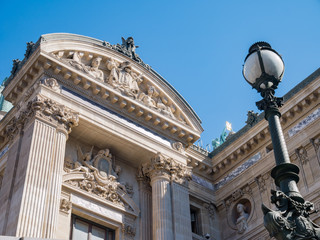 Exterior view of the Palais Garnier