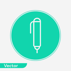 Pen vector icon sign symbol