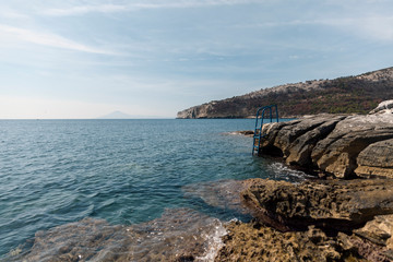 Fototapeta na wymiar small beach in Greece