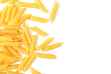 Pasta isolated on white background. 