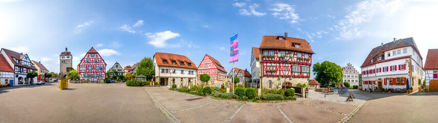 Vellberg, Altstadt Panorama 