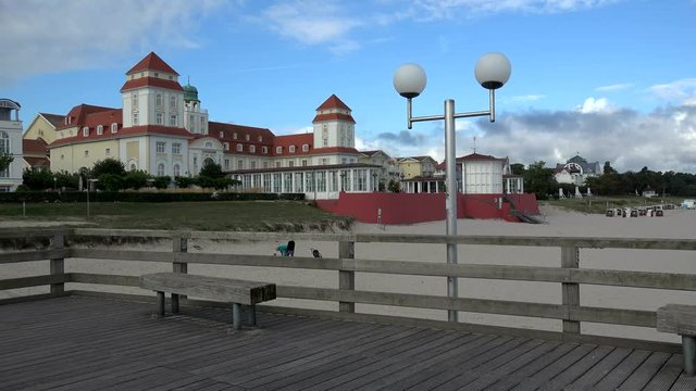Kurhaus, Spa House, Seaside Resort of Binz, Island of Ruegen, Mecklenburg-Western Pomerania, Germany