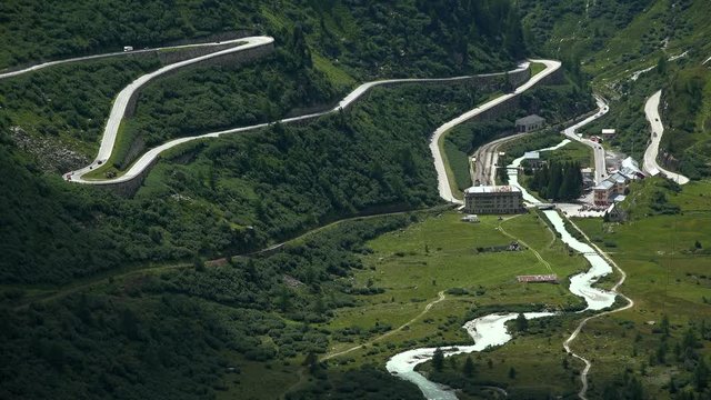 Gletsch and Furka Pass, Canton Valais, Switzerland, Europe
