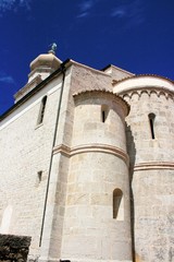 Fototapeta na wymiar church in Krk, island Krk, Croatia