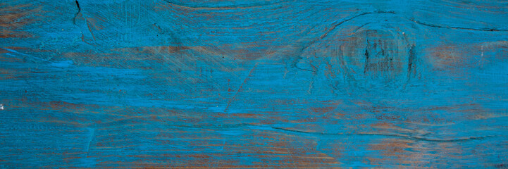 Blue wooden board