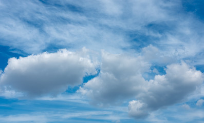 blue sky with clouds