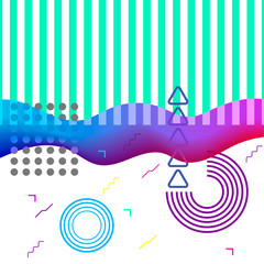 Modern abstract art collage in contemporary style.