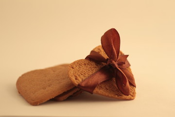 cookies with ribbon