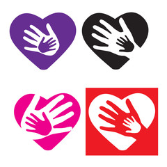 Icon-Concept of the Parent & Child Love Relationship