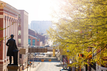 Severn Teackle Wallis statue in Baltimore, USA