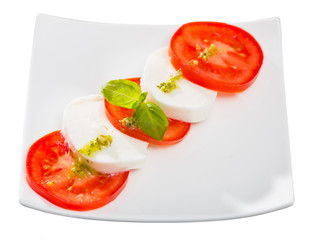 Fresh italian caprese salad