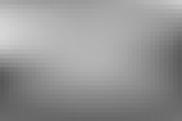 Vector greyscale blurred horizontal cover. Monochrome defocused black and white unfocused tiles banner. Gray scale gradient mosaic background. Grey or silver abstract blurry checked illustration.