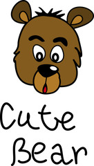 Cute Bear vector image