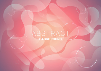 Abstract Fluid background. Geometric design, gradient liquids, shapes, waves. Pink colorful design, geometric fluid.