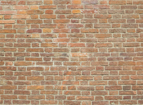 Fototapeta old brown brick wall background