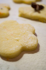 Cooking sweet cookies. Homemade cookies.