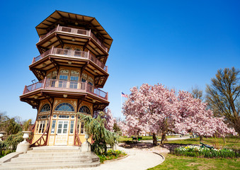 Pagoda Observatory in Patterson park, Baltimore, USA
