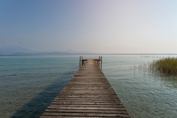 Fototapeta premium Gardensee. Morze Ogrodowe. Włochy. Italien.