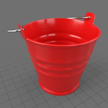 Painted bucket