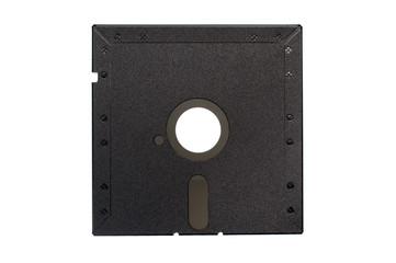Floppy disk on white