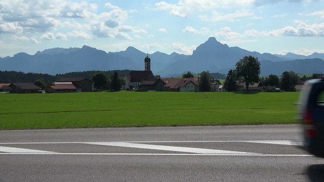 Pilgrimage Church of Maria Hilf in Speiden near Eisenberg, Allgaeu, Swabia, Bavaria, Germany